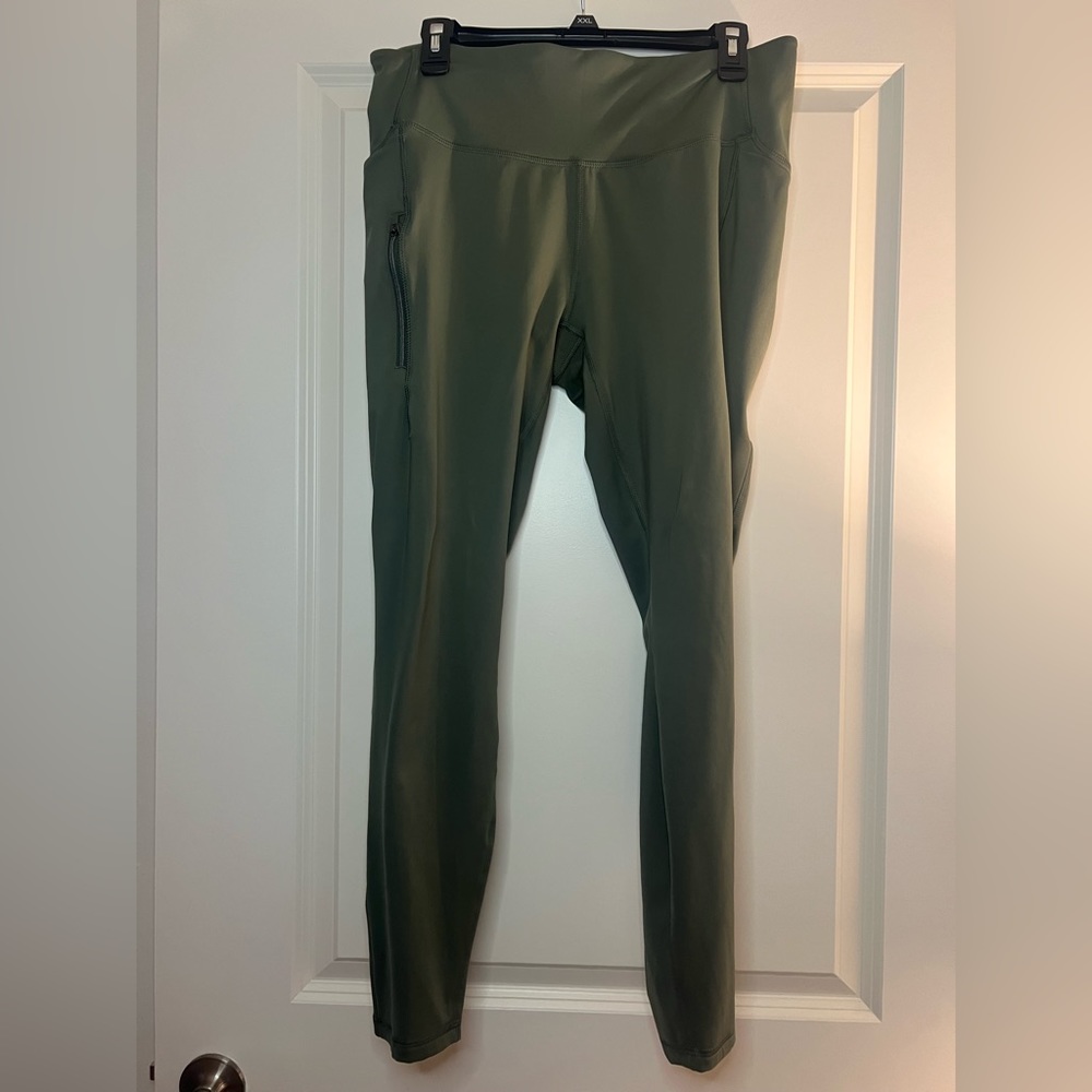 Olive Green Yoga Pants